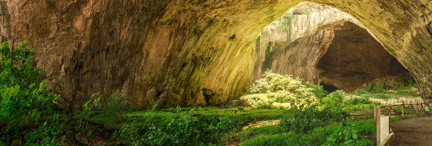 Devetashka cave in bulgaria
