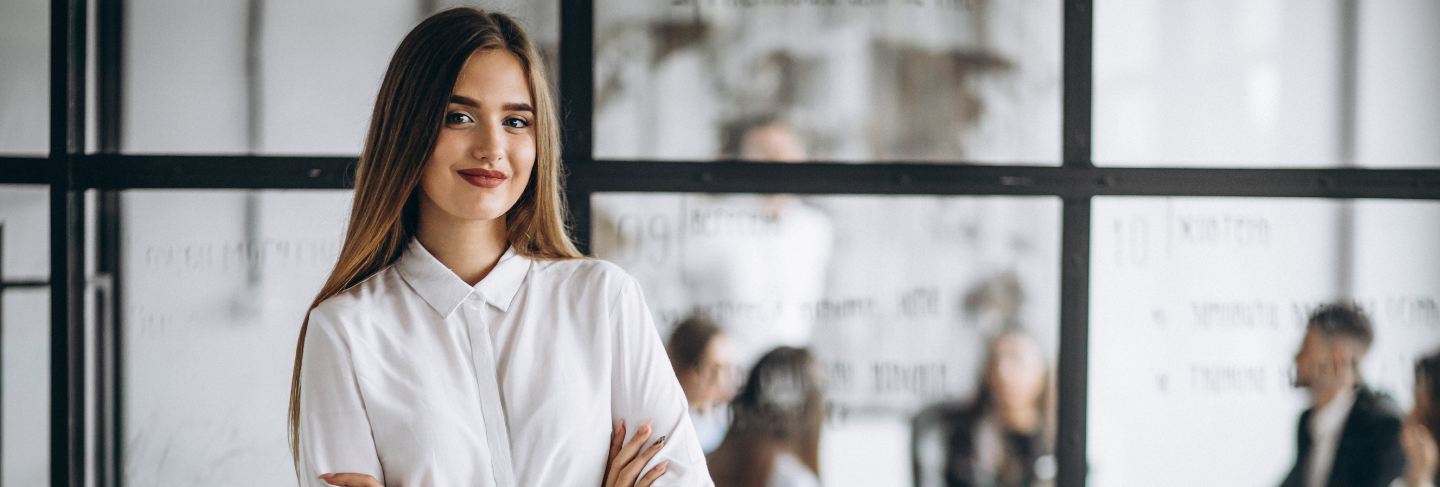 Executive business woman in an office
