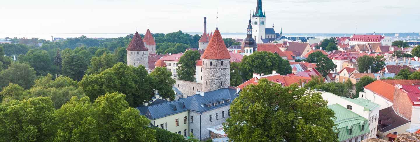 Panoramic view of tallinn 
