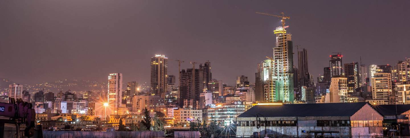 Lebanon beirut city skyline
