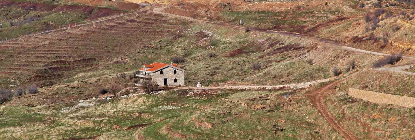 Kadisha valley in mountains of lebanon
